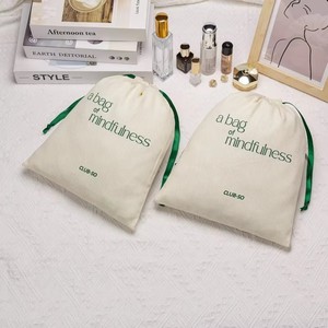 Bolsa Ecológica de Algodón Muselina con Cordón, Diseño Personalizado, Bolsa de Algodón Puro para Aperitivos, Manualidades y Uso Diario con Logotipo Personalizado - Product Image 1