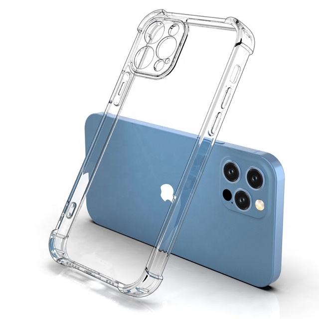4 Corners Air Protection 2 in 1 Acrylic PC+TPU Shockproof Bumper Case With Camera Precision Holes for IPhone16 15 14 13 12 11