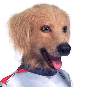 Sculpture en cire <span class=keywords><strong>de</strong></span> corps humain, attrayante, détails réalistes, tête <span class=keywords><strong>de</strong></span> <span class=keywords><strong>chien</strong></span> grandeur nature, mannequin pour centre commercial - Product Image 6