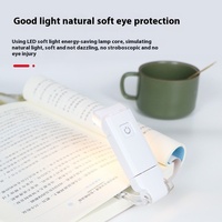Lampe de lecture LED mini pliable rechargeable USB, blanc chaud, contrôle tactile, CRI 80, intensité réglable, portable pour salon, marque-page