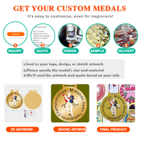 Médailles Personnalisées Vente en Gros Pas Cher en Alliage de Zinc Vierge, Médaille 3D Course Marathon Sports Métal Basketball Football avec Ruban