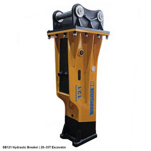 Brise-roche hydraulique de type boîte SB121 pour excavatrices de 28 à 35 tonnes |   Type silencieux haute performance |   Utilisation dans les carrières et la construction - Product Image 1
