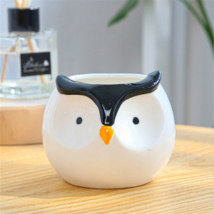 กระถางต้นไม้เซรามิกรูปนกอินทรีสีดำโบราณสำหรับวางบนโต๊ะ - Product Image 6