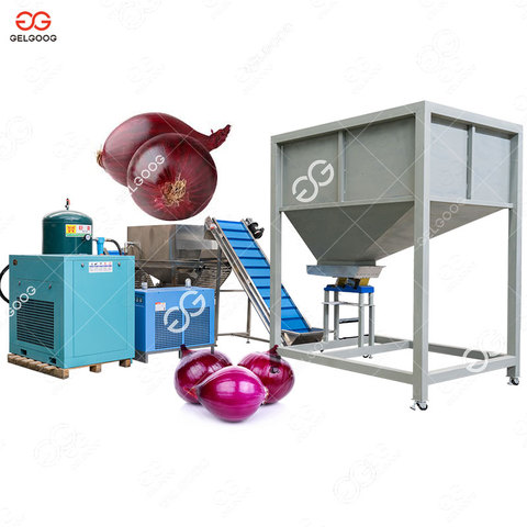 Commercial Uae Sale Skin Removing Onion Peeling Sliced and De-Core Packing Machine Price of Onion Peeler Machine