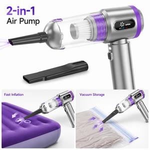 20KPa 100W Cordless Handheld Vacuum Cleaner Brushless Motor 3 Speed Portable <b>Car</b> Vacuum Air <b>Blower</b> Inflator OEM ODM - Product Image 3