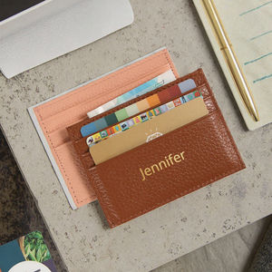 Porte-cartes de crédit fin en cuir véritable RFID 4-en-1 tendance – Promotion à prix abordable - Product Image 3