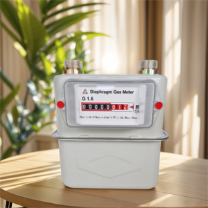 Compteur de gaz à diaphragme mécanique G1.6 anti-explosion et haute précision pour la mesure du gaz résidentiel - Product Image 1