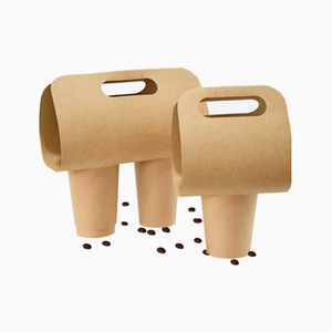 Porte-boisson en <span class=keywords><strong>carton</strong></span> biodégradable en PLA de forme unique <span class=keywords><strong>personnalisable</strong></span> <span class=keywords><strong>gobelet</strong></span> jetable pour l'artisanat estampable de fête écologique - Product Image 1
