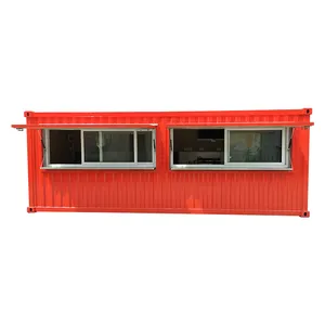Low Price New Design Prefabricated Houses Open 40ft Coffee New House Use European Container House