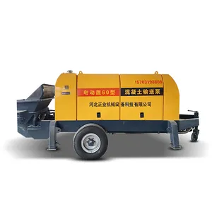 60M3/H Electricity-Powered Concrete Pump Remote Control The Product Has Ce Certification