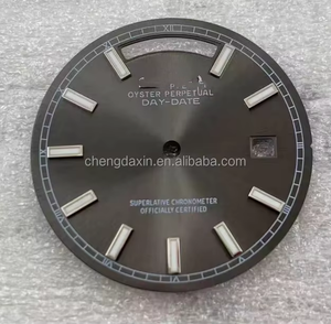 หน้าปัดนาฬิกาแบบมีแถบเลื่อน ตัวเรือนสแตนเลสสตีล 31 มม. รุ่น 8285 พร้อมโลโก้ สำหรับกลไก Miyota 8285 - Product Image 4