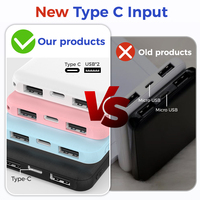 Offre Spéciale 2026 : Powerbank Mini Portable avec Port d'Entrée Type C, Logo OEM Personnalisable – Idéal pour Cadeau, Voyage ou Téléphone