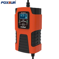 Chargeur de batterie au plomb FOXSUR 6v 12v pour voiture et moto