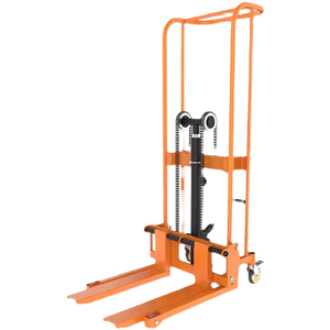 मैनुअल हाइड्रोलिक स्टेकर 0.4t 400kg लोड हैंड लिफ्ट ट्रक समायोज्य लिफ्ट के साथ हल्के स्टेकर - Product Image 4