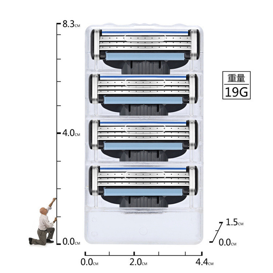 4-blade design [OPP bag packaging]