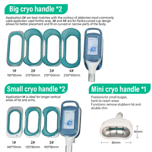 Spa 9in1 Double Chin 360 Cryo <strong>Slimming</strong> <strong>Cool</strong> Body <strong>Tech</strong> 40k Cavitation Rf Criolipolisis <strong>Machine</strong> Cryolipolysis - Product Image 3