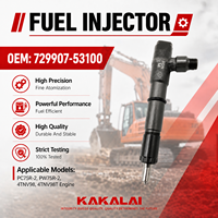 Inyector de Combustible Mecánico KAKALAI 729907-53100 para Yanmar 4TNV98 4TNV98T Komatsu PC75R-2 WA95-3