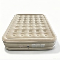Matelas Gonflable Double Automatique d'Extérieur Personnalisé en Usine, Lit d'Air de Camping en Matériau Floqué, Certifié KC Corée