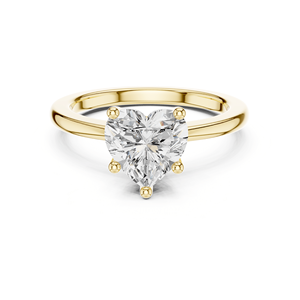 Superbe Bague Solitaire Cœur Classique avec Diamant de Laboratoire et Halo, 1,5 Carat, Certifiée IGI, en Argent Sterling 925, pour Mariage, Fête, Anniversaire - Product Image 1