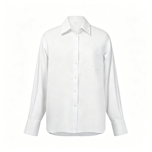 Camicetta Formale da <span class=keywords><strong>Donna</strong></span> <span class=keywords><strong>Azzurra</strong></span> a Maniche Lunghe con Bottoni, Traspirante in Poliestere/Cotone, per Lavoro, Primavera/Estate - Product Image 3