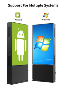 Veto - Señalización Digital LCD para Exteriores Ultra Delgada de 4k, 55, 65, 75 Pulgadas, IP66, Resistente al Agua, con Soporte de Pie para Exteriores - Product Image 3