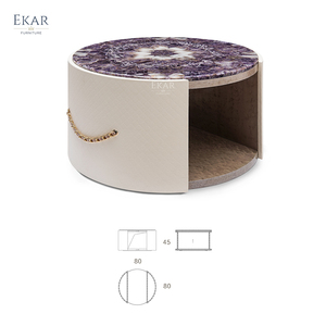 <span class=keywords><strong>Table</strong></span> <span class=keywords><strong>basse</strong></span> en marbre de cristal d'améthyste pourpre élégance exquise - Product Image 5