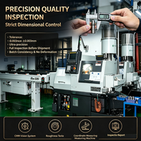 Pièces usinées CNC en acier inoxydable sur mesure avec brochage et tolérance de 0,005 mm pour boîtier de moteur de drone et support de cadre de refroidissement