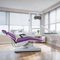 Table d'opération dentaire électrique Gladent certifiée CE ISO13485, construction en acier et bois, MOQ 1 pièce, prix de gros pour les dentistes