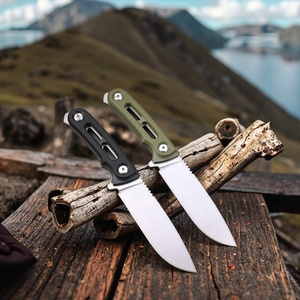 Cắm Trại Ngoài Trời săn bắn bằng thép không gỉ chiến thuật đ<span class=keywords><strong>a</strong></span> năng dao G10 xử lý tùy chỉnh sinh tồn tự vệ dao tiện ích cho - Product Image 6