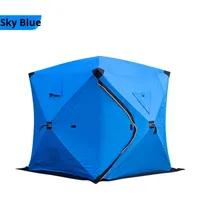 Tente de pêche écologique légère pour une personne, de qualité supérieure, épaisse, résistante au froid, pour la pêche en plein air, le camping, coupe-vent