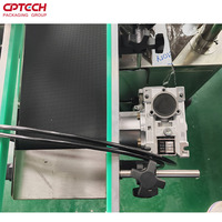 Applicateur d'étiquettes d'autocollant adhésif de machine d'étiquetage de pagination de côté supérieur de sac d'aluminium de vide automatique