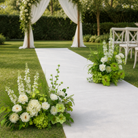 Fleurs artificielles style Monet pour forêt, décoration de chemin de mariage, aménagement d'ambiance de jardin et vitrine