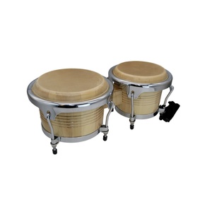 Nuevo Tambor <span class=keywords><strong>Bongo</strong></span> de Madera Natural de 7 y 8 Pulgadas, Instrumento <span class=keywords><strong>Musical</strong></span> de Alta Calidad - Product Image 4
