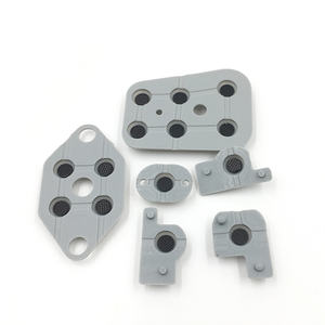 SYYTECH Boutons de manette de jeu en caoutchouc de silicone pour <span class=keywords><strong>N64</strong></span> Pièces de réparation en silicone conducteur Modèle NGC-016 - Product Image 2