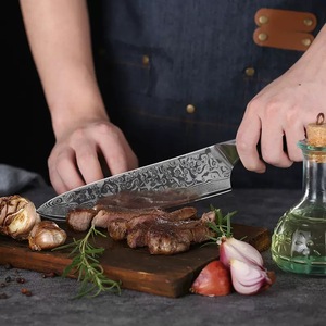 <span class=keywords><strong>Couteau</strong></span> de boucher en acier damas à 67 couches IOKO, style japonais, manche G10, 7 pouces, Santoku, sushi, sashimi, bœuf, <span class=keywords><strong>couteau</strong></span> de chef de cuisine - Product Image 5