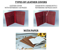 Cuaderno de cuero A5 personalizado tamaño A4, Bloc de notas recargable, cuaderno de bocetos, diario de oración, regalos de graduación para hombres y mujeres