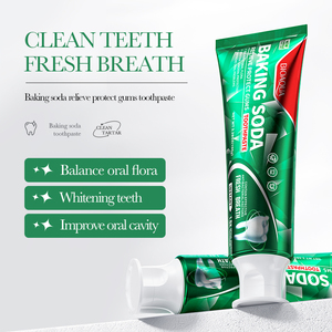 Dentifricio al <span class=keywords><strong>bicarbonato</strong></span> di sodio BIOAQUA per la pulizia e lo sbiancamento dei <span class=keywords><strong>denti</strong></span>, con nicotinamide, acido ialuronico e menta fresca. - Product Image 2