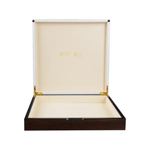 Vente directe d'usine, boîte de haute qualité avec gravure personnalisée, logo vert personnalisé, dates alimentaires, doublure en velours, finition mate - Product Image 2