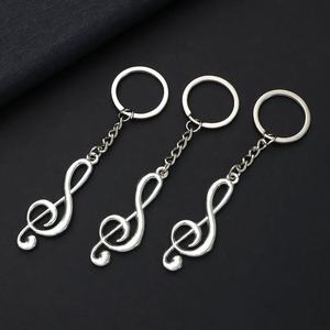 Llavero Metálico con Nota Musical, Regalo Creativo y Práctico, Colgante con Símbolo Musical - Product Image 2