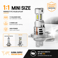Bombilla LED para Faros Delanteros Mini PG H7 con Patente Exclusiva, Chips Emisores de Luz de Tres Lados, Conexión Plug and Play, 10000 Lúmenes, Personalización en Fábrica al por Mayor