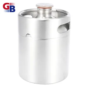 304 stainless steel mini beer keg 2liter portable mini kegs for homebrew