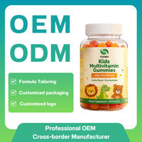 OEM ODM Marque Privée Vitamines Gommeuses Multivitaminées pour Enfants Formule Quotidienne de Vitamines A, B, C, D, Zinc et Fer Complément Nutritionnel pour Enfants