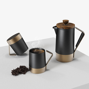 Tasse à café unique en céramique de Chine avec une qualité de marque haut de gamme et une poignée confortable en acier inoxydable 304 - Product Image 5