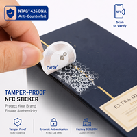 Échantillon Gratuit Mini-Étiquette Économique pour Autocollants NFC 424 DNA Suivi d'Actifs Puce RFID Personnalisée 13,56 MHz