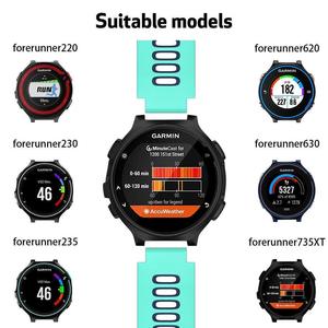 <span class=keywords><strong>Correa</strong></span> de Muñeca de Silicona de Doble Color <span class=keywords><strong>para</strong></span> Reloj Inteligente <span class=keywords><strong>Garmin</strong></span> <span class=keywords><strong>Forerunner</strong></span> 230 235 220 620 630 <span class=keywords><strong>735XT</strong></span> - Product Image 3