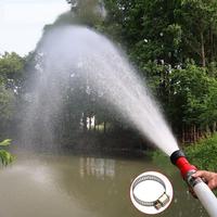 JMFIRE Lance d'incendie haute pression, pulvérisateur à jet réglable, pistolet à eau polyvalent en alliage d'aluminium flexible