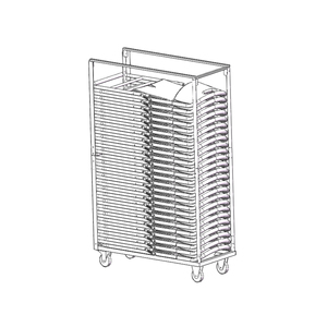 प्लास्टिक तह कुर्सी के लिए और ब्रेक पहियों के साथ ट्रॉली - Product Image 6