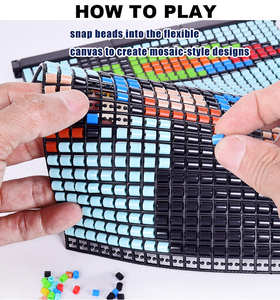 Venta caliente 5mm Inspire Kids Creativity Imagination Fuse Beads Creative DIY Juguetes educativos Regalo personalizado para niños hecho de PE - Product Image 2