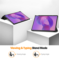 Étui pour tablette Lenovo Idea Tab Pad Pro TB373FU TB375FC 12.7 pouces, housse portable anti-chute à trois volets