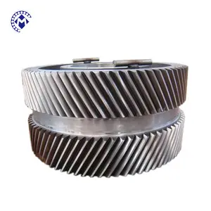 Customized Manufacturing High Quality Large Module Helical Gear Forging Steel Spur Gear For Machinery Parts